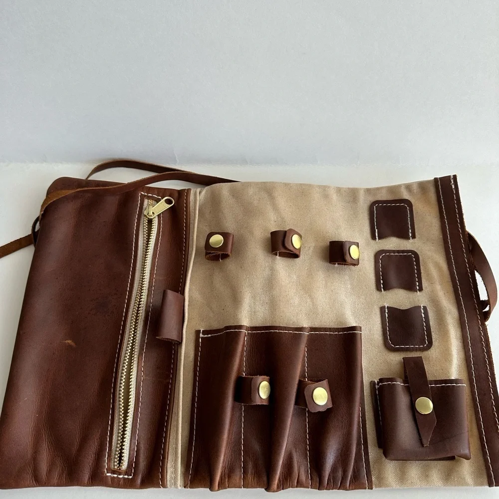 Lifetime Leather and Canvas Tech Roll
